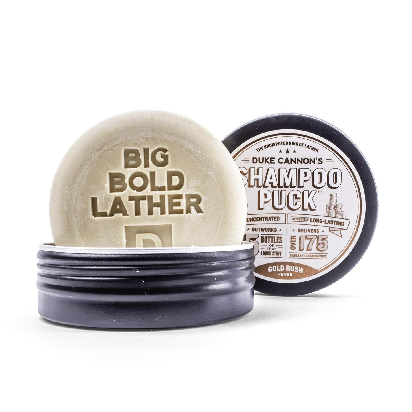 Men'S Shampoo Puck, Gold Rush - over 175 Washes, Sulfate-Free, 4.5 Oz (Pack of 1)