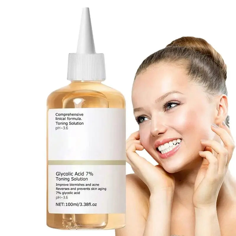 100Ml Repairing Facial Oil Nourishing Gentle Glycolic Acid Toner Face Essence the Glycolic Acid 7% Toning Solution