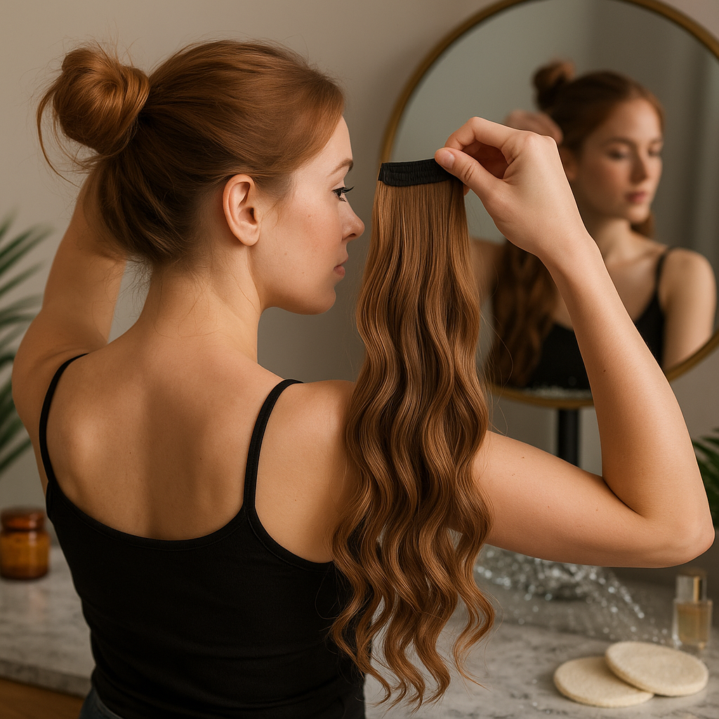 Curly Wave Clip-In Hair Extensions (24 Hair Colour Shades)