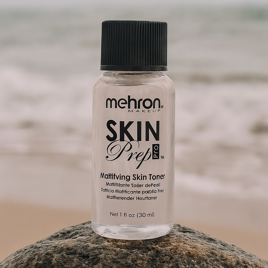 Mehron Makeup Skin Prep Pro Mattifying Skin Toner | Long Lasting Pre-Makeup Skin Primer (1 fl oz)