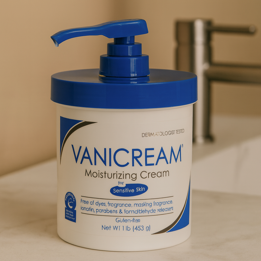 Vanicream Moisturizing Skin Cream with Pump for Sensitive Skin - 16 Oz