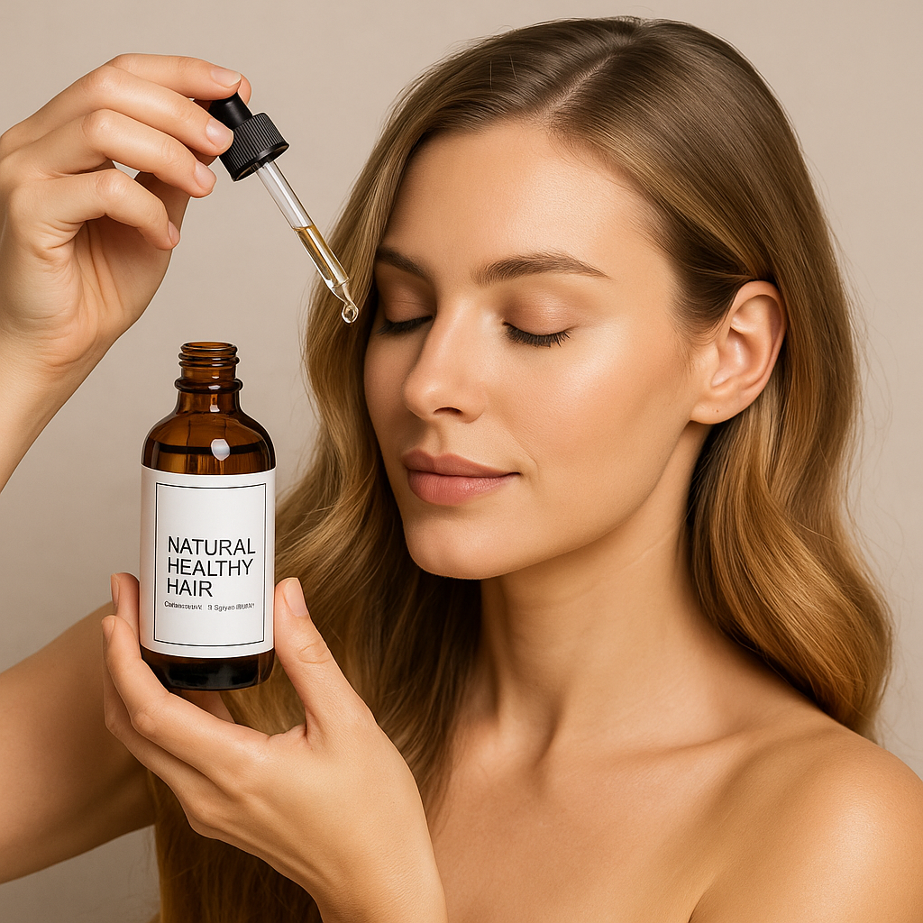 Plresen Natural Hair Growth Oil Natural Healthy Hair Oils for Hair Growth Veganic Natural Hair Growth Oil Vegan Hair Growth Oil for Hair Growth and Thickness 60ml