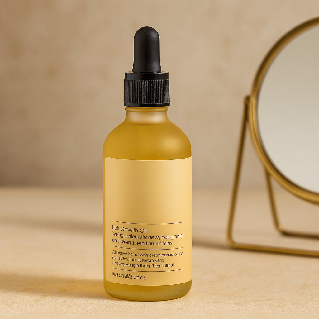 Generic Veganic Natural Hair Growth Oil Veganic Hair Growth Oil Hair Oil Rosemary Hair Growth Oil for Dry Damaged Hair and Growth Thin Hair 2Fl Oz 60Ml Yellow