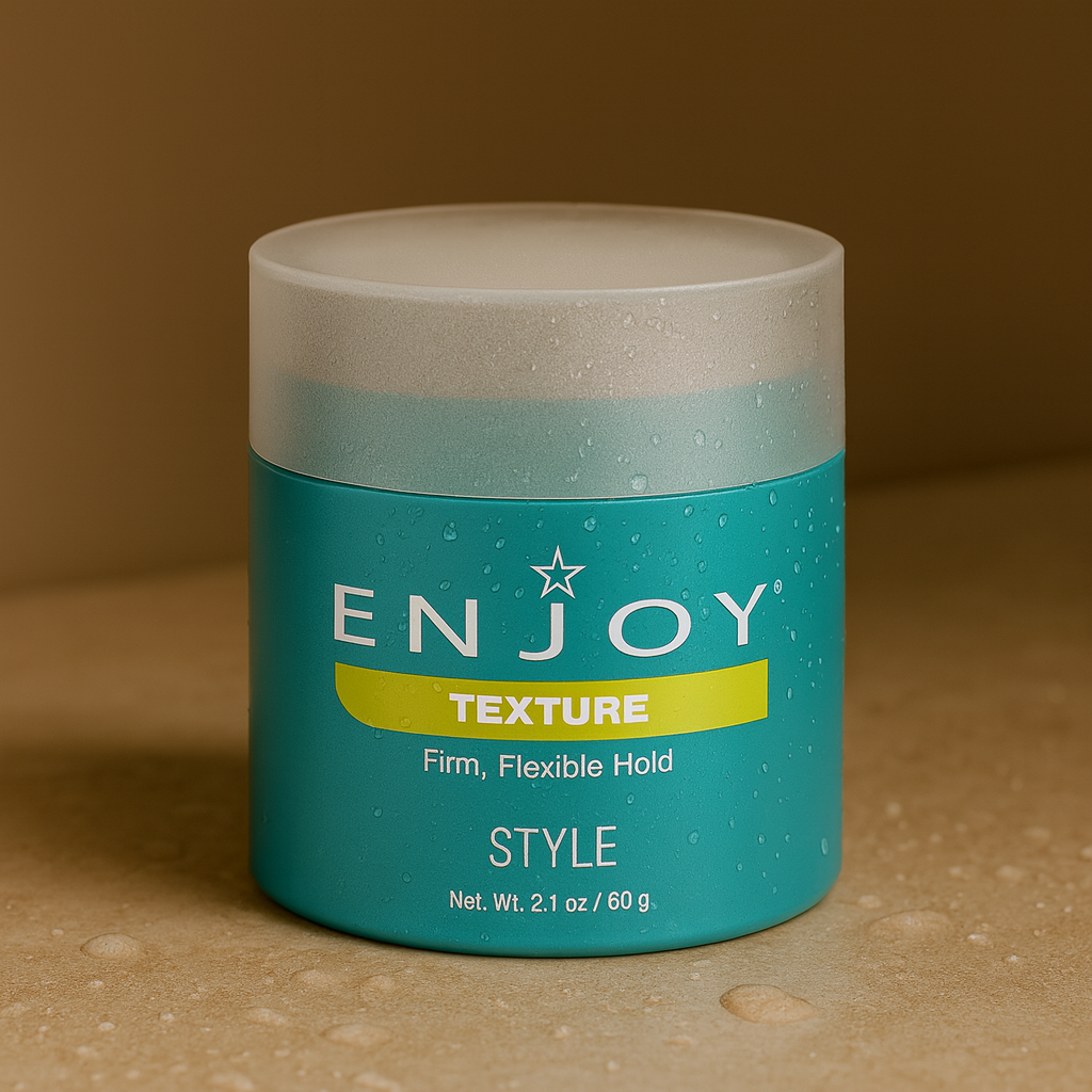 Enjoy Hair Styling Cream 2 oz - Firm Flexible Hold For All Hair Types Curly Hair Products Hair Waver Hair Styling Products