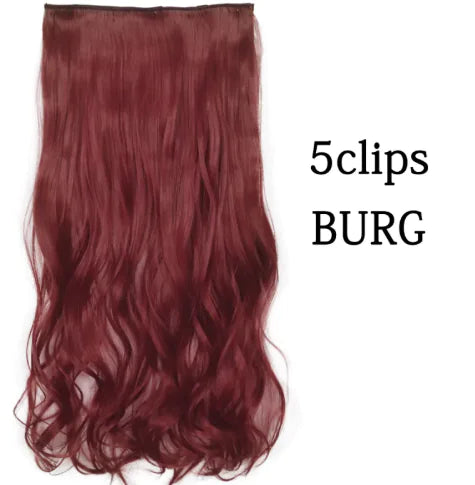 Curly Wave Clip-In Hair Extensions (24 Hair Colour Shades)