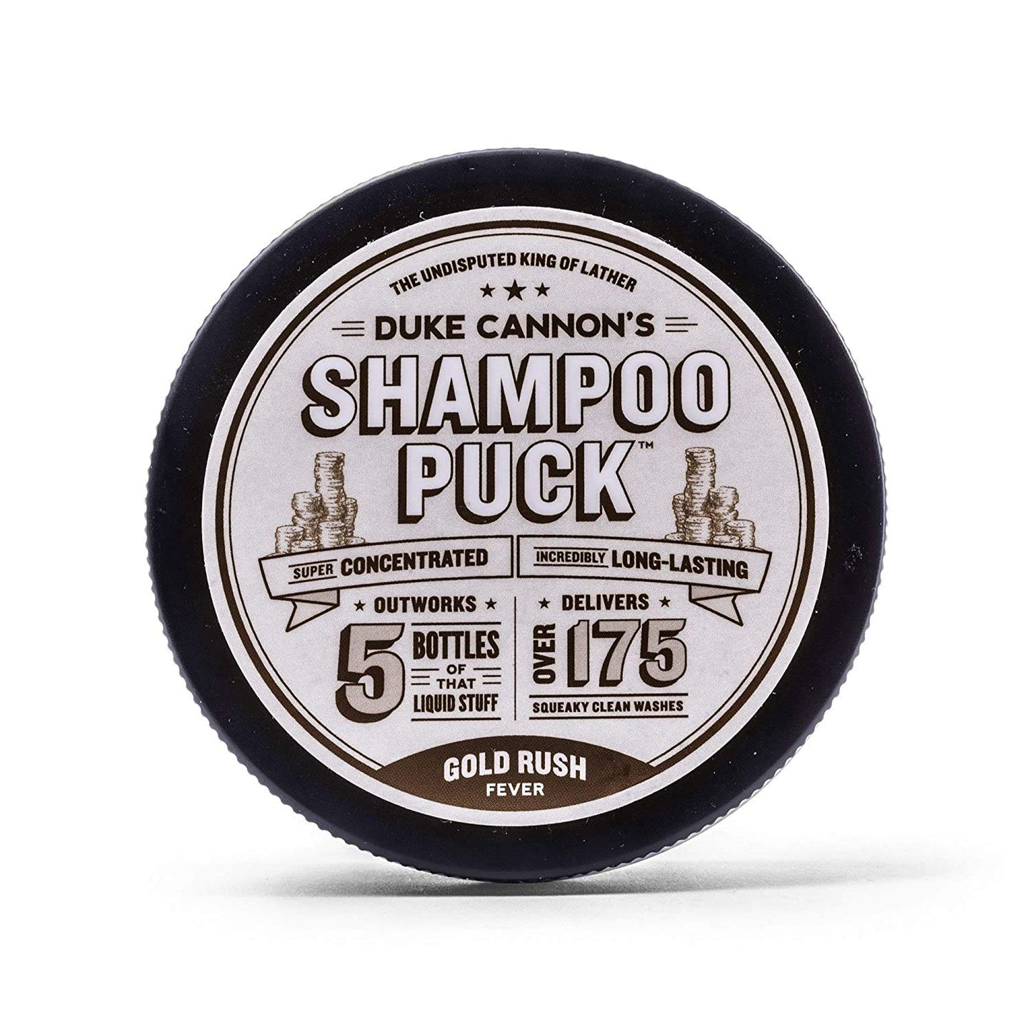 Men'S Shampoo Puck, Gold Rush - over 175 Washes, Sulfate-Free, 4.5 Oz (Pack of 1)