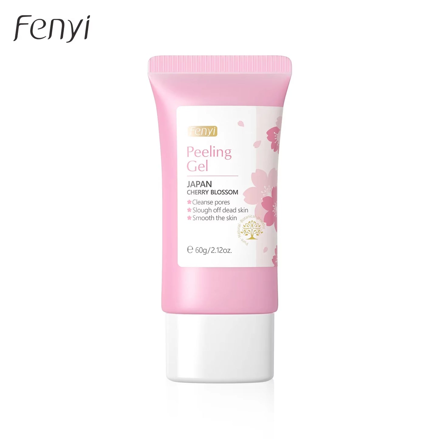 Sakura Deep Cleaning Exfoliating Gel - Whitening & Moisturizing Facial Scrub for Radiant Skin (60G)