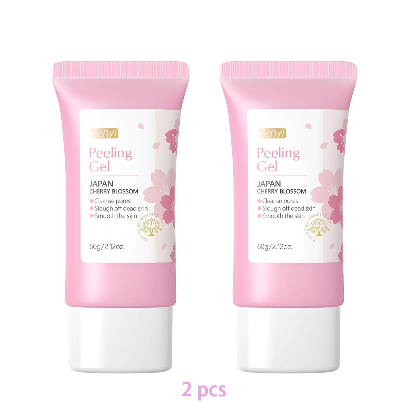 Sakura Deep Cleaning Exfoliating Gel - Whitening & Moisturizing Facial Scrub for Radiant Skin (60G)