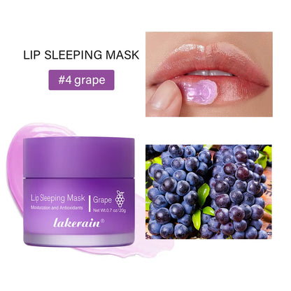 Moisturizing Sleeping Lip Mask Night Lips Care Maintenance Fades Lip Lines Relieves Lipitis Lip Care Products 20G