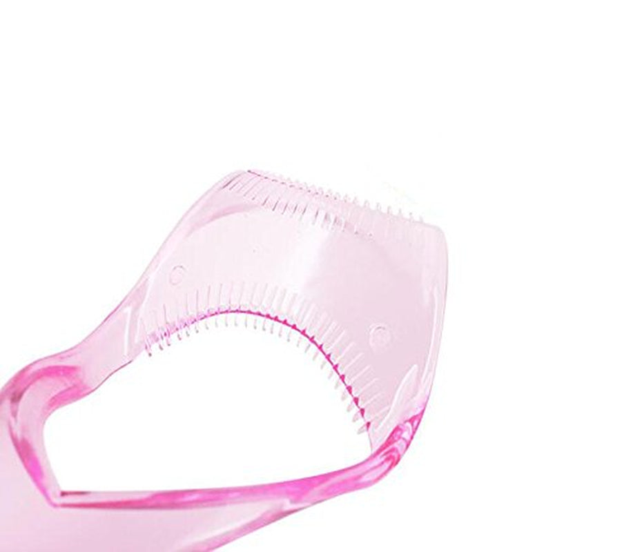 2PCS Plastic Eyelash Mascara Guard Applicator with Comb -Beauty Make up Eyes Mascara Applicator Upper Makeup Tools(Color Random)