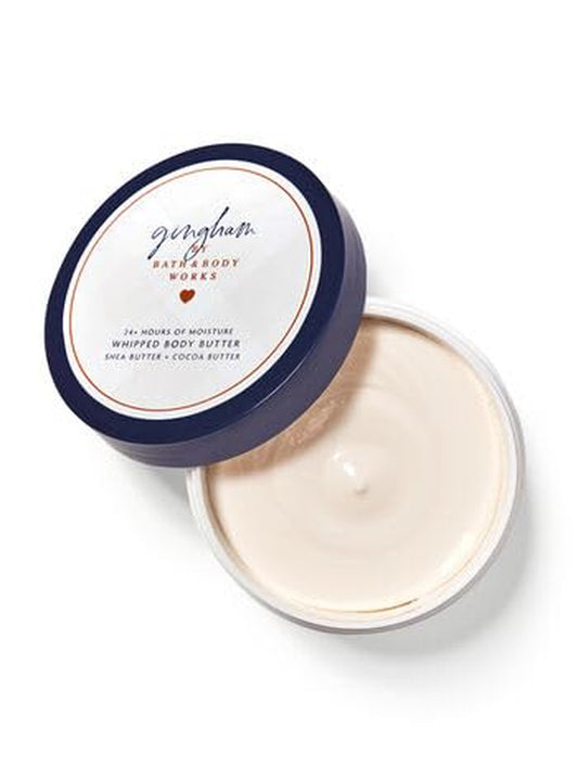 Bath and Body Works Body Care 24+ Hours Moisture Body Butter - W/Shea & Coco Butter - 6.5 Oz (Gingham)