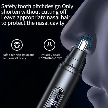 Mini Pocket Nose Hair Trimmer Painless Clipper Nose Ears Hair Eyebrow Waterproof Portable Trimmer for Men Women