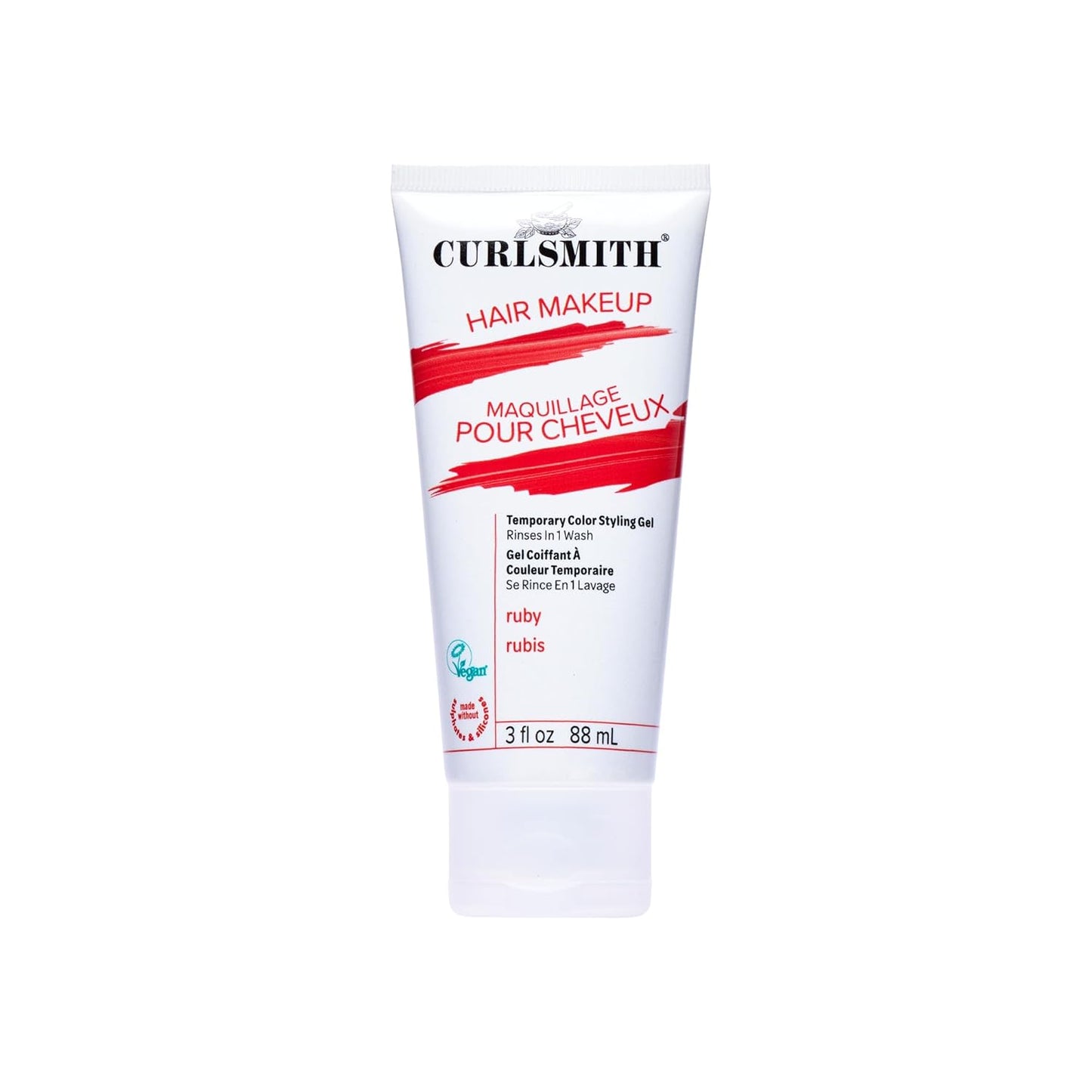 - Hair Makeup - Vegan Temporary Hair Color and Styling Gel (Ruby, 3 Fl.Oz)