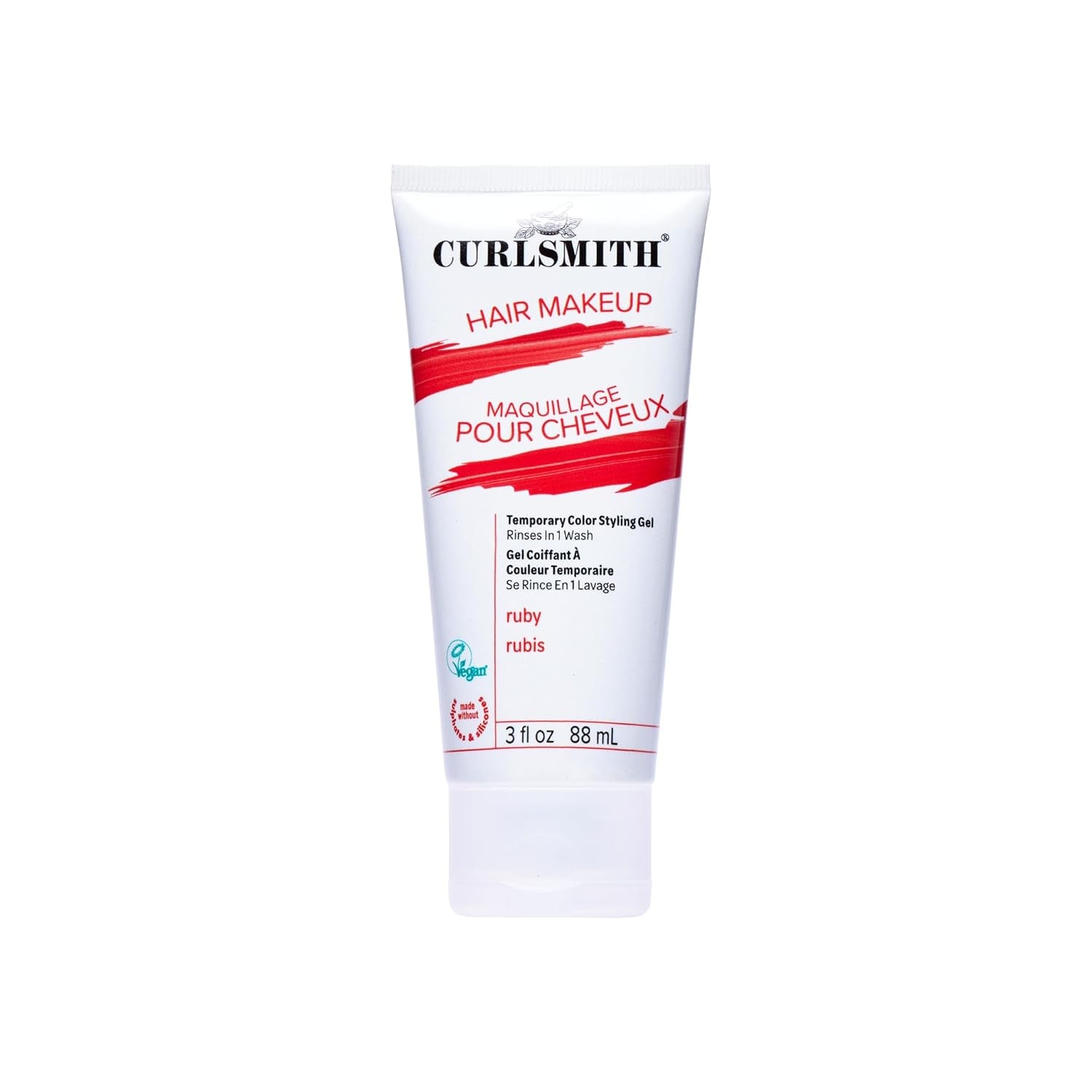 - Hair Makeup - Vegan Temporary Hair Color and Styling Gel (Ruby, 3 Fl.Oz)