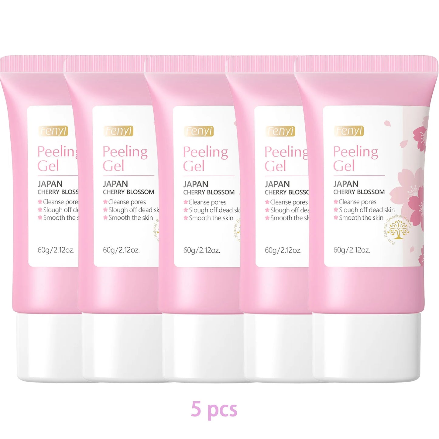 Sakura Deep Cleaning Exfoliating Gel - Whitening & Moisturizing Facial Scrub for Radiant Skin (60G)