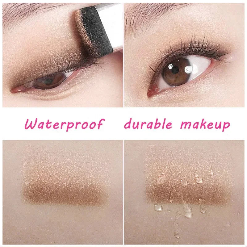 2 Colors Gradient Lazy Eye Shadow Stick Matte Shimmer Lasting Waterproof Eyeshadow Professional Charming Eyes Make up Cosmetics