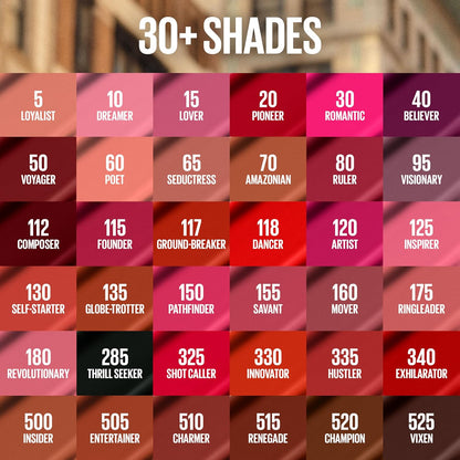 Super Stay Matte Ink Liquid Lipstick Makeup, Long Lasting High Impact Color, up to 16H Wear, Exhilarator, Ruby Red, 1 Count, Packaging May Vary