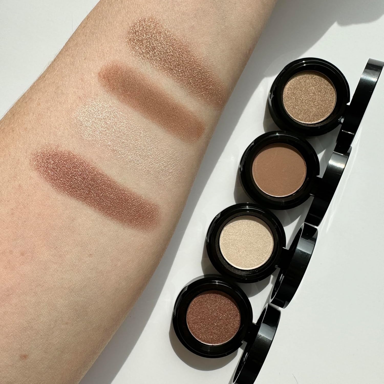 Eyeshadow for Sensitive Eyes, Eyeshadow with Long Durability, Allergy Certified, Fragrance-Free and Vegan Eye Make-Up, Hypoallergenic Make-Up (254 Mocha)
