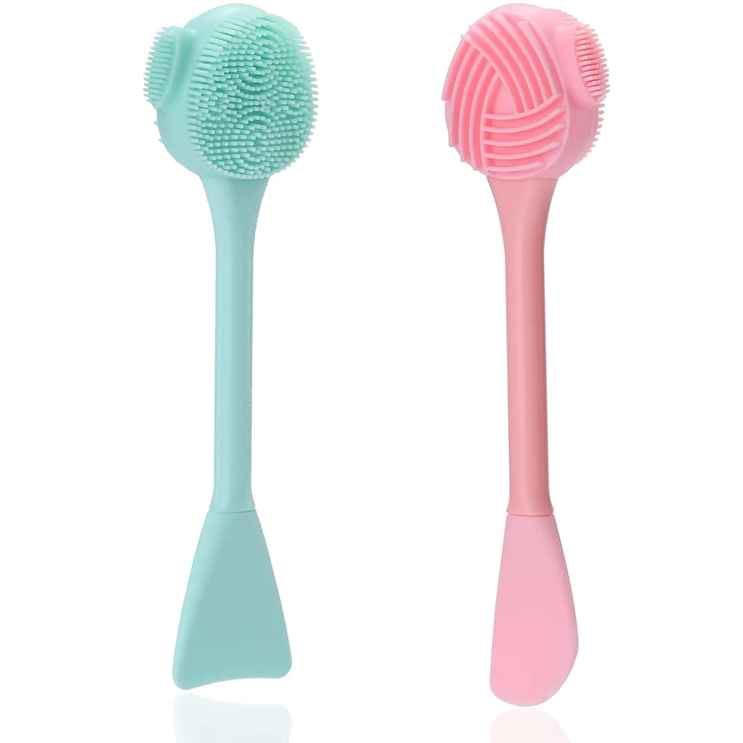 "4 in 1 Face Scrubber, Face Scrubber, Nose Cleaning, Cream Applicator, Mask Collector, Facial Exfoliator Cleansing Brush, Great for Face Clean, Care, and Make Up."