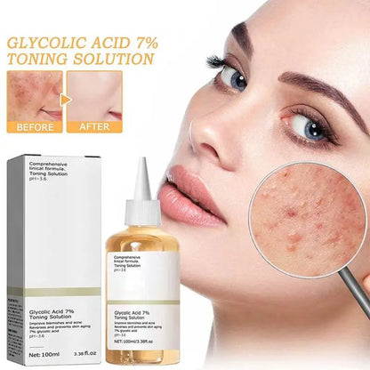 100Ml Repairing Facial Oil Nourishing Gentle Glycolic Acid Toner Face Essence the Glycolic Acid 7% Toning Solution