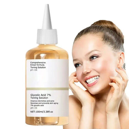 100Ml Repairing Facial Oil Nourishing Gentle Glycolic Acid Toner Face Essence the Glycolic Acid 7% Toning Solution