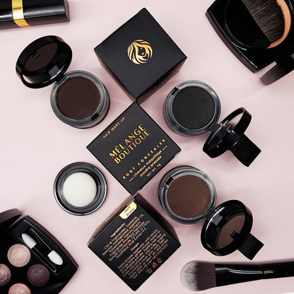 Hairline Powder Instant Formula (Medium Brown) - Root Touchup for Gray Hair, Concealer for Thinning & Bald Spots
