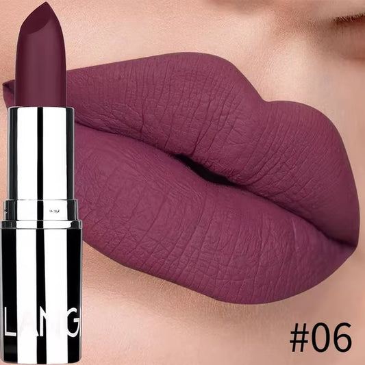 Matte Lipstick Waterproof Velvet Lips Stick 8 Colors Sexy Non-Stick Cup Make-Up Lipgloss Lipstick