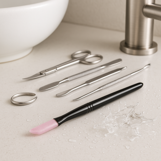 Quartz Stone Nail Cuticle Remover