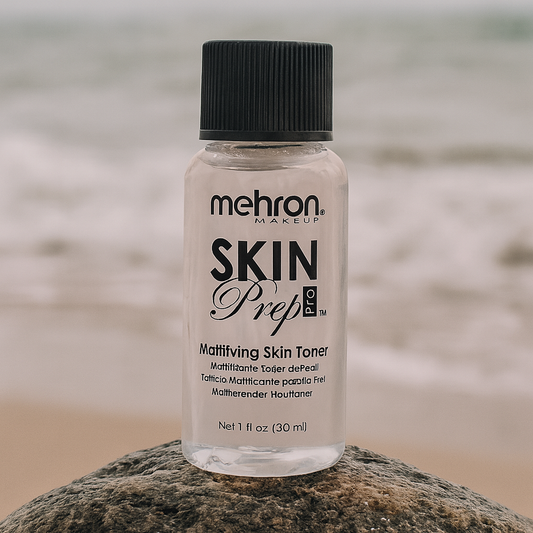 Mehron Makeup Skin Prep Pro Mattifying Skin Toner | Long Lasting Pre-Makeup Skin Primer (1 fl oz)