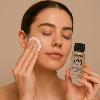 Mehron Makeup Skin Prep Pro Mattifying Skin Toner | Long Lasting Pre-Makeup Skin Primer (1 fl oz)