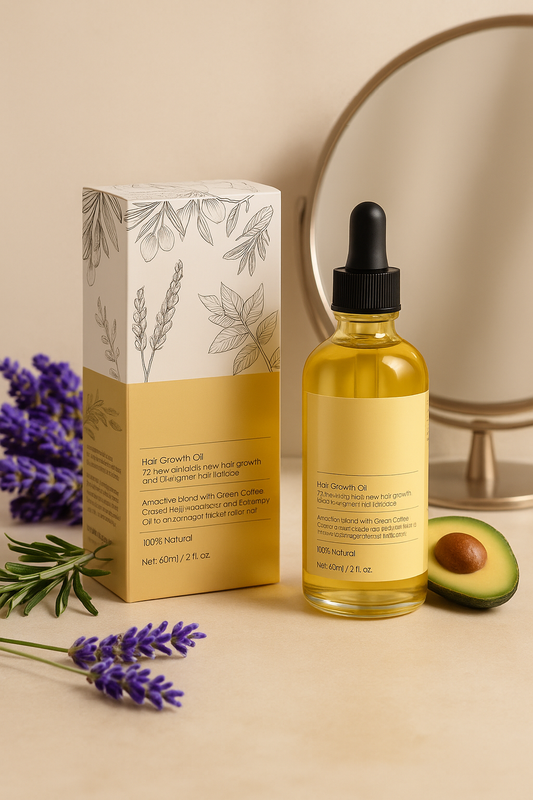 Generic Veganic Natural Hair Growth Oil Veganic Hair Growth Oil Hair Oil Rosemary Hair Growth Oil for Dry Damaged Hair and Growth Thin Hair 2Fl Oz 60Ml Yellow