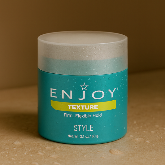 Enjoy Hair Styling Cream 2 oz - Firm Flexible Hold For All Hair Types Curly Hair Products Hair Waver Hair Styling Products