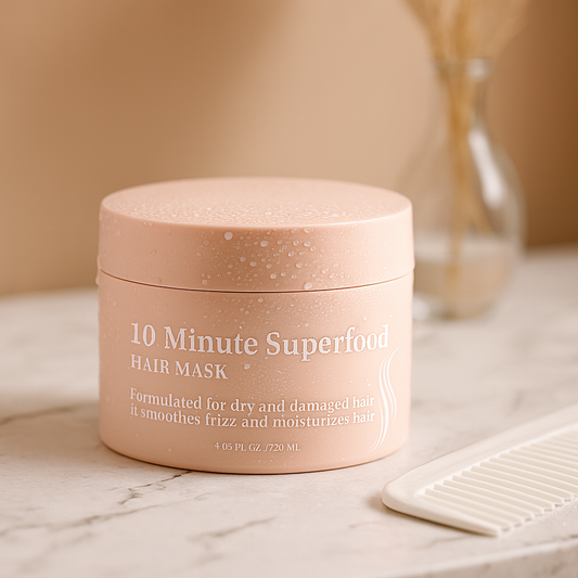 10 Minute Vitamin Infusions Hair Mask Superfood Hair Mask - Moisturizing Hair Mask for Damaged Hair Hair for Thicker Fuller and Shiny Hair(2pcs)