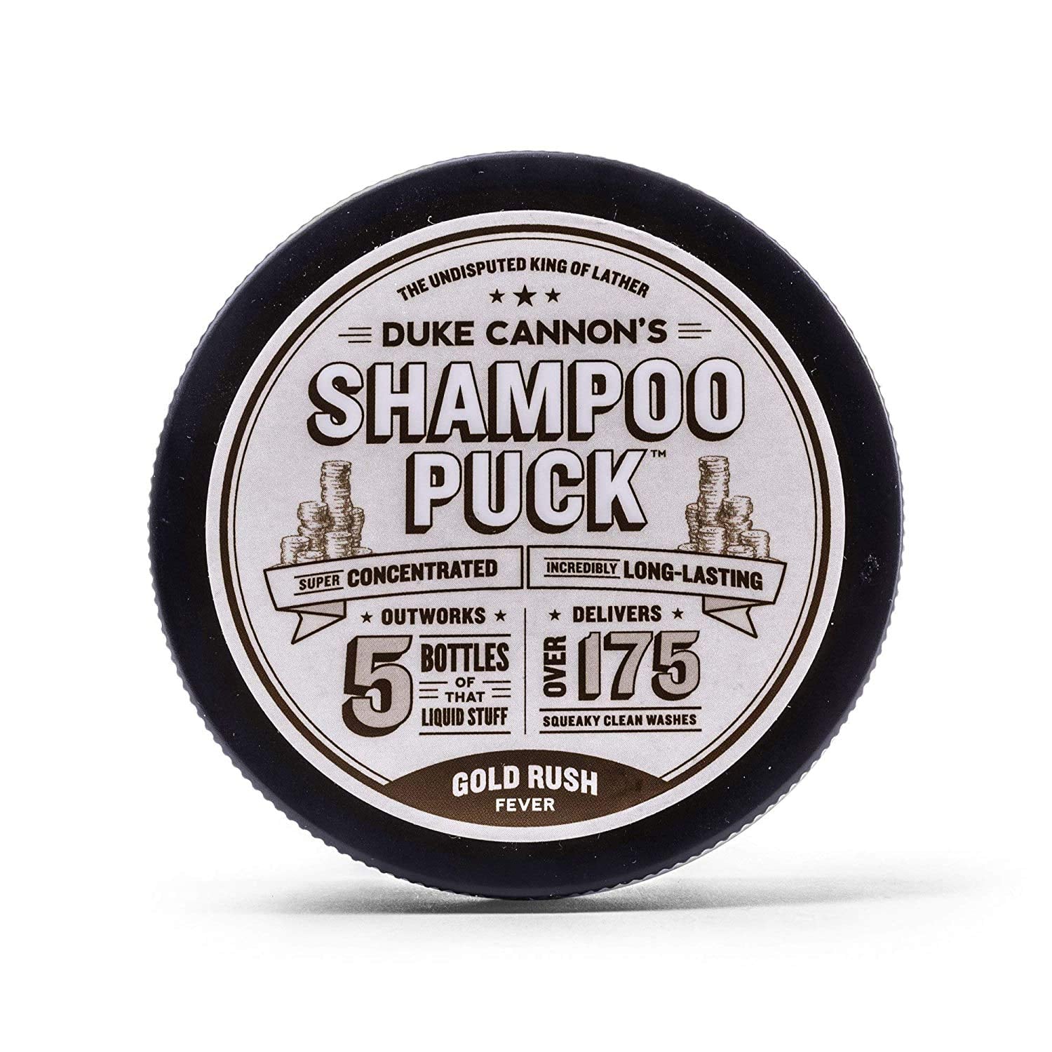 Men'S Shampoo Puck, Gold Rush - over 175 Washes, Sulfate-Free, 4.5 Oz (Pack of 1)