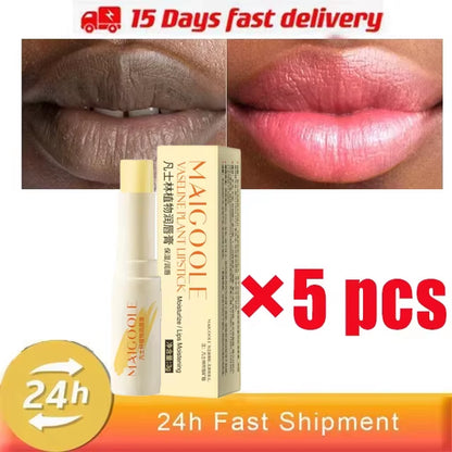 Fast Lightening Pink Mouth Lips Serum Bleaching Permanent Pinkish Moisturizing Lighten Dark Lip Balm Gloss Lipstick Lip Mask