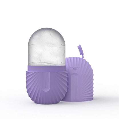 Ice Face Roller Ice Cube Beauty Massage Silicone Ice Mold for Eye Puffiness Ice Facial Roller Shrink Pores