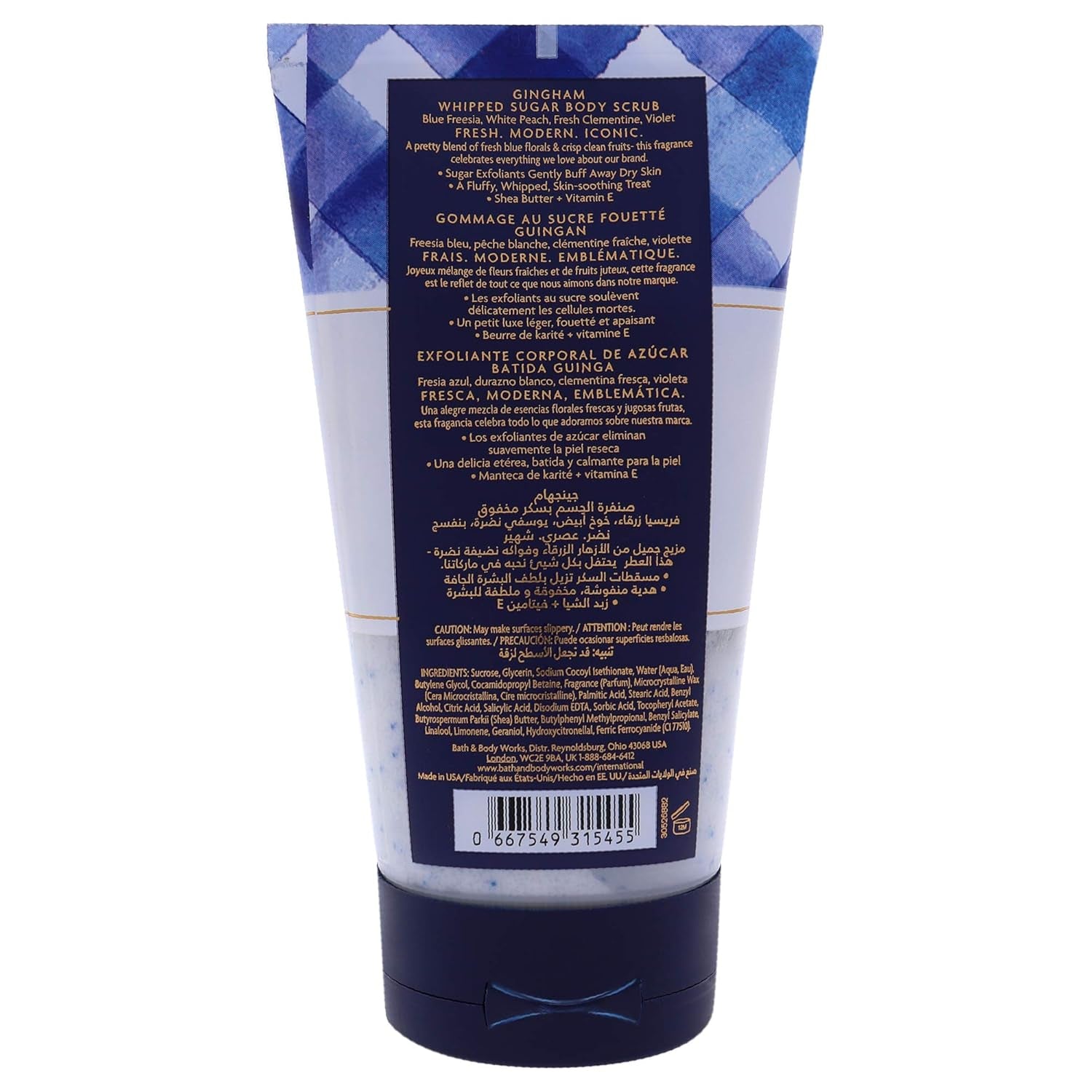 Gingham by Bath and Body Works for Unisex - 6.2 Oz Scrub