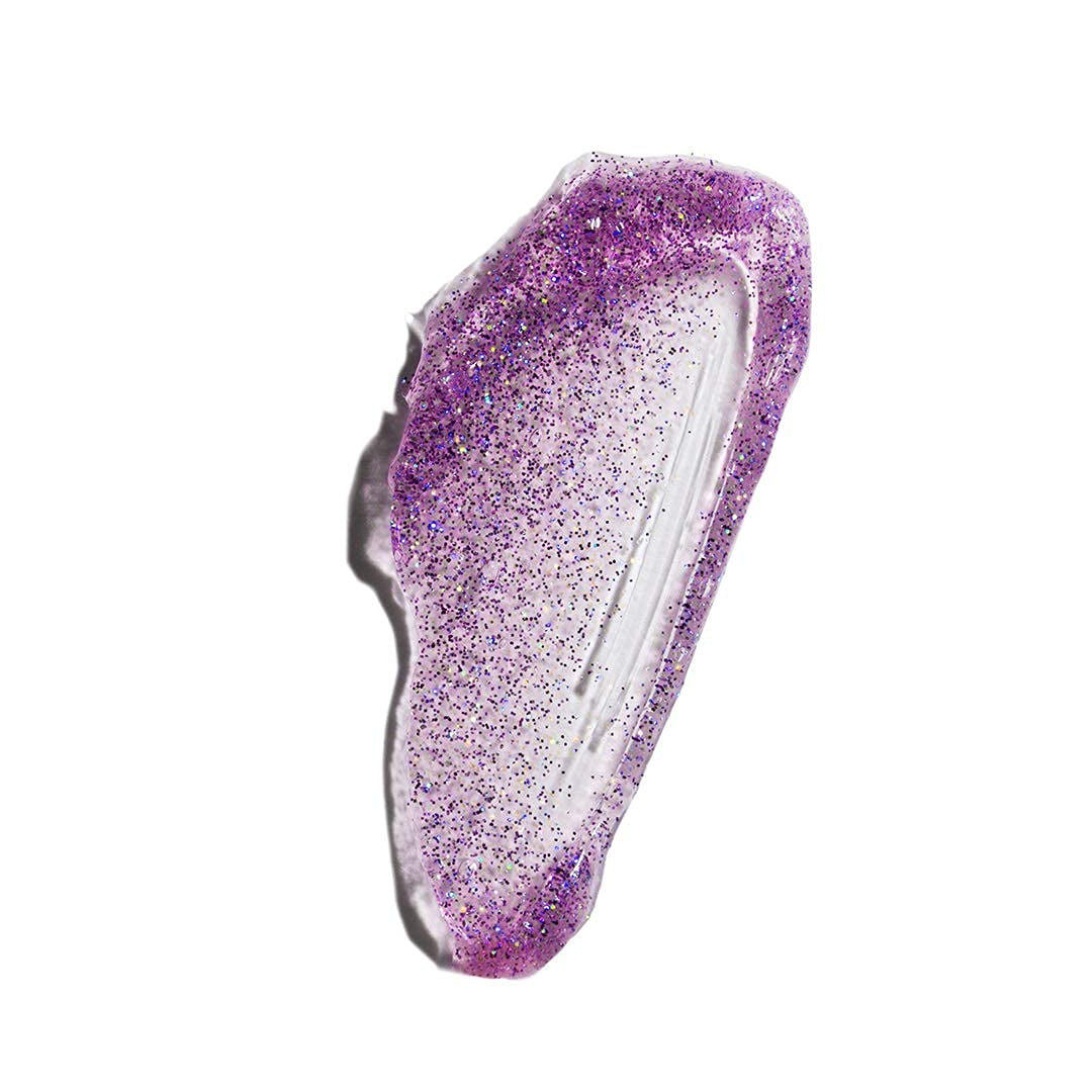 Holographic Body Glitter Gel - Vegan & Cruelty Free, Perfect for Festival, Rave, Halloween, Costume, Purple, 1.6Oz