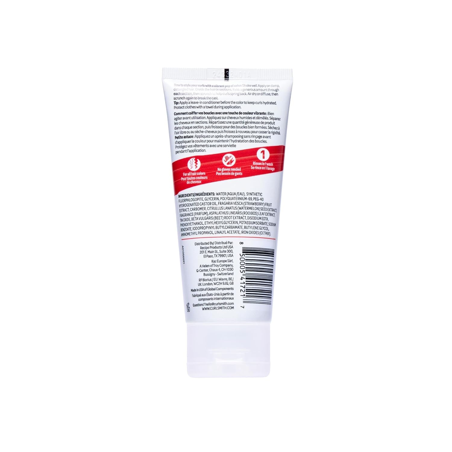- Hair Makeup - Vegan Temporary Hair Color and Styling Gel (Ruby, 3 Fl.Oz)