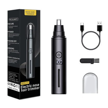 Mini Pocket Nose Hair Trimmer Painless Clipper Nose Ears Hair Eyebrow Waterproof Portable Trimmer for Men Women