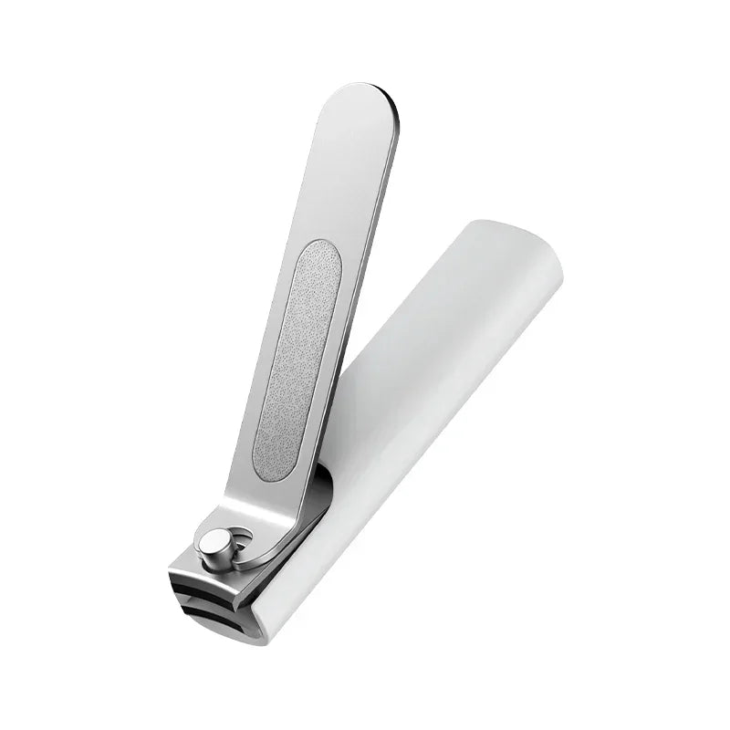 420 Stainless Steel Nail Clippers Anti-Splash Cutter with File for Manicure Pedicure Portable Fingernail Toenail Trimmer