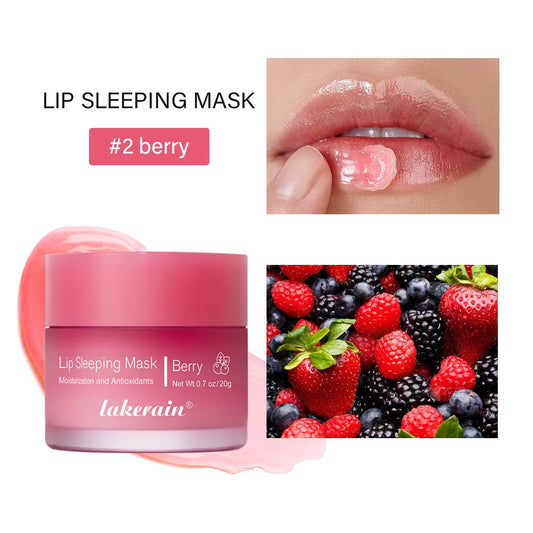 Moisturizing Sleeping Lip Mask Night Lips Care Maintenance Fades Lip Lines Relieves Lipitis Lip Care Products 20G