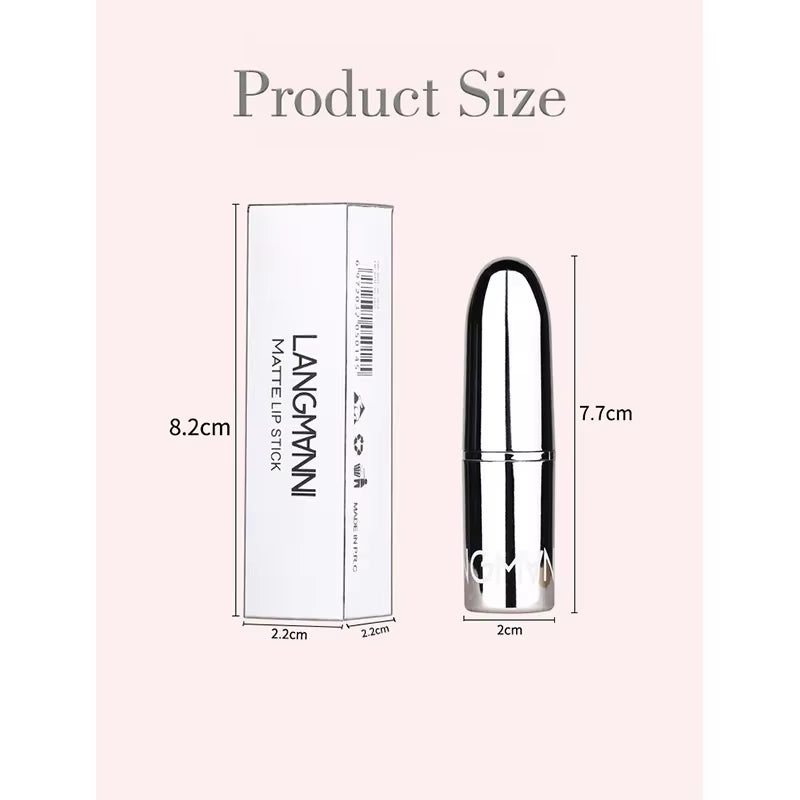 Matte Lipstick Waterproof Velvet Lips Stick 8 Colors Sexy Non-Stick Cup Make-Up Lipgloss Lipstick