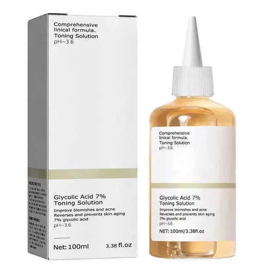 100Ml Repairing Facial Oil Nourishing Gentle Glycolic Acid Toner Face Essence the Glycolic Acid 7% Toning Solution